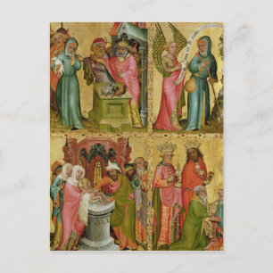 Postal Sacrificio y circuncisión de Cristo de Joaquín