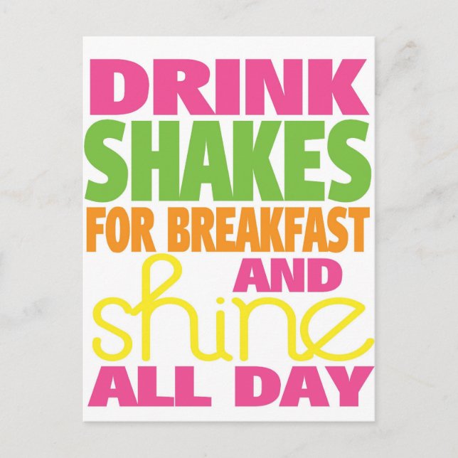 Postal Sacudir y brillar (Anverso)