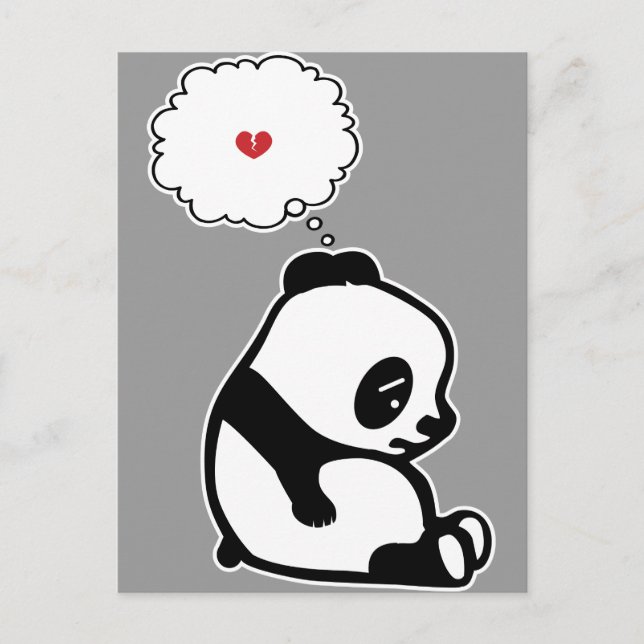 Postal Sad Panda (Anverso)