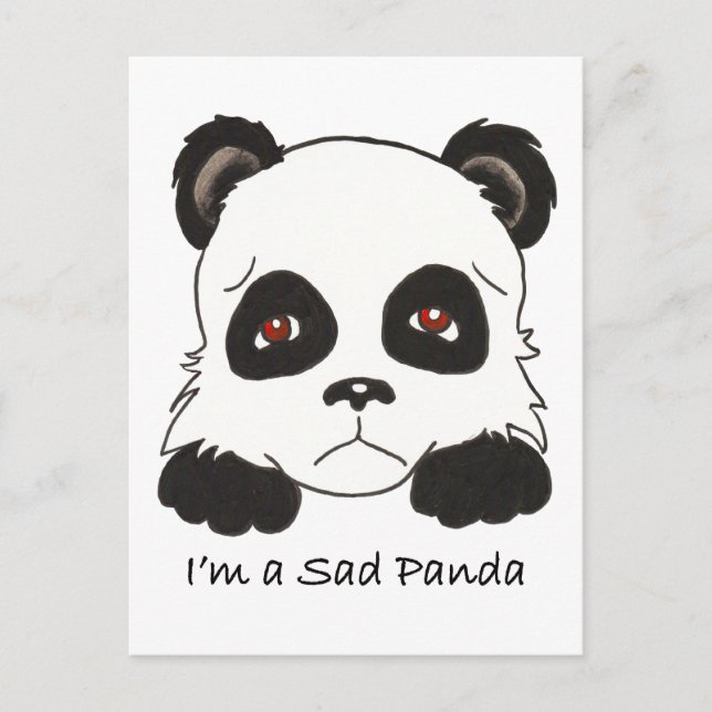 Postal Sad Panda (Anverso)