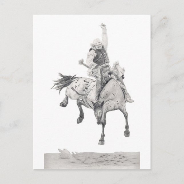 Postal Saddle Bronc (Anverso)