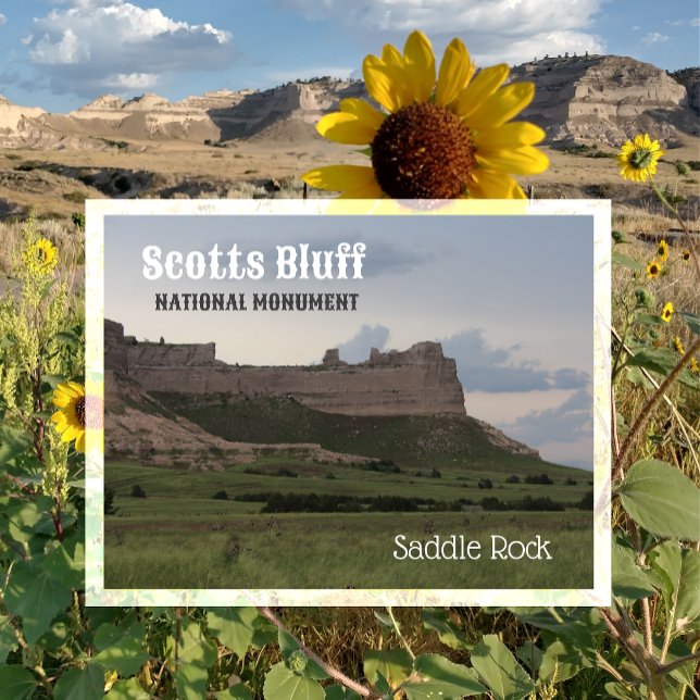 Postal Saddle Rock, Monumento Nacional Scotts Bluff, NE P (Subido por el creador)
