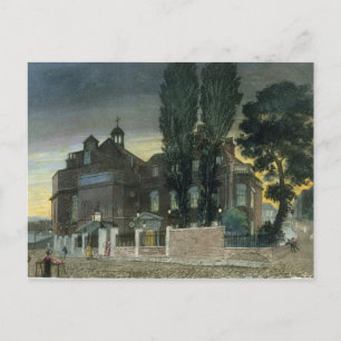 Postal Sadler's Wells, 1826 (grabado de colores)