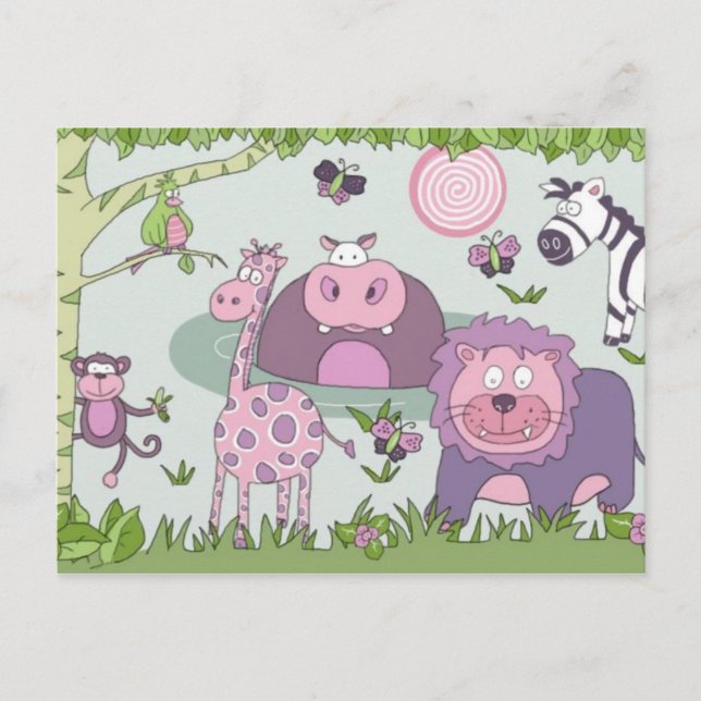 Postal safari (Anverso)