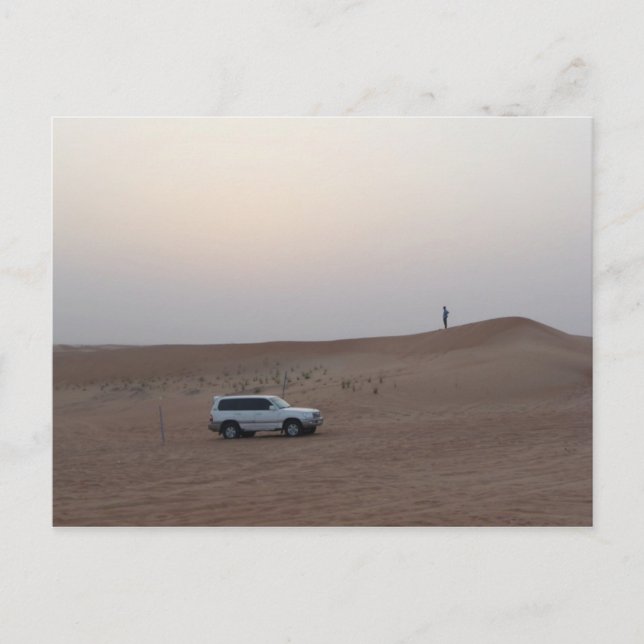 Postal Safari del desierto de Dubai (Anverso)