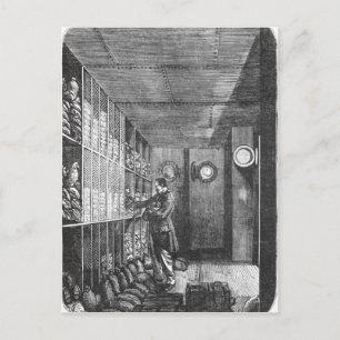 Postal Safes en el Banco de Francia en París, 1897