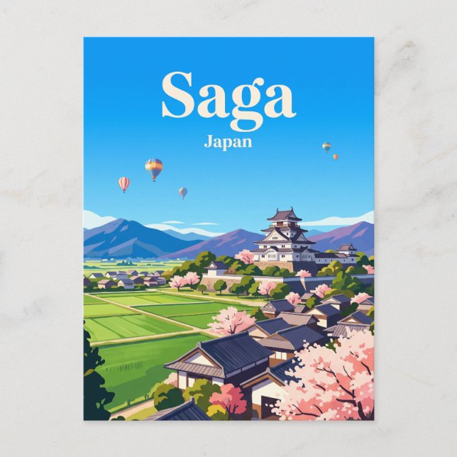 Postal Saga Japón (Anverso)