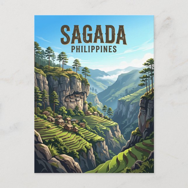 Postal Sagada Filipinas (Anverso)