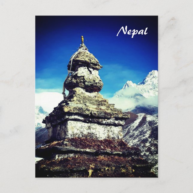 Postal Sagarmatha, Ama Dablam Stupa, Everest trep / Nepal (Anverso)