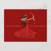 Sagitario Diosa Femenina - Rojo