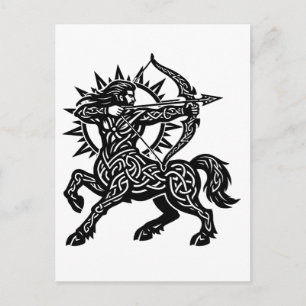 Postal Sagitario — El Arquero por BurnsInHell