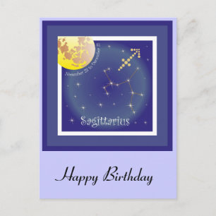 Postal Sagittarius 23 de noviembre a 21 de diciembre Post