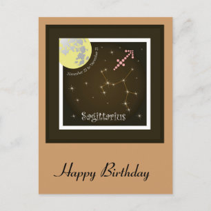 Postal Sagittarius 23 de noviembre a 21 de diciembre Post