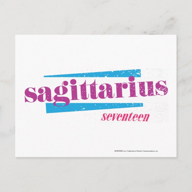 Postal Sagittarius Purple (Anverso)