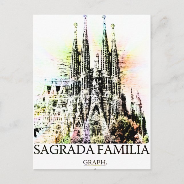 Postal Sagrada Familia (Anverso)