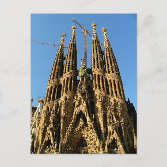 Postal Sagrada Familia (Anverso)