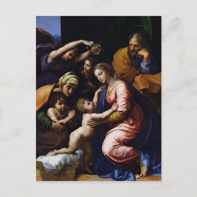 Postal Sagrada Familia, 1518 (Anverso)