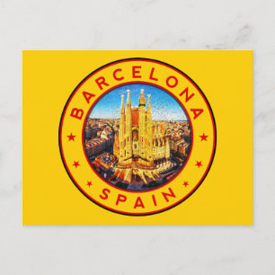 Postal Sagrada Familia Barcelona