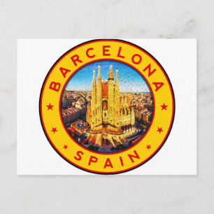 Postal Sagrada Familia Barcelona