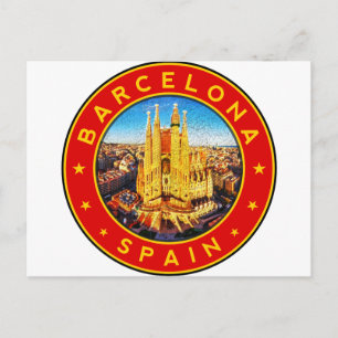 Postal Sagrada Familia Barcelona
