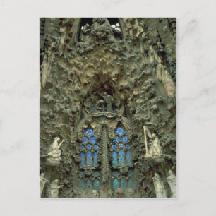 Postal Sagrada Familia, Barcelona, España