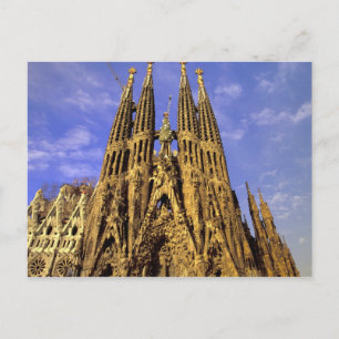 Postal Sagrada Familia   Barcelona, España
