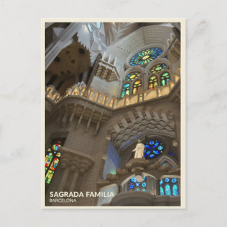 Postal Sagrada Familia Cathedral