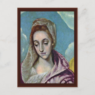 Postal Sagrada Familia Con Detalle De Santa Ana Por Greco