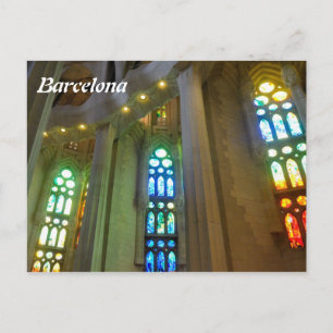 Postal Sagrada Familia. Interior