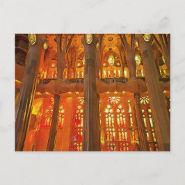 Postal Sagrada Familia. Interior. Vista 17.