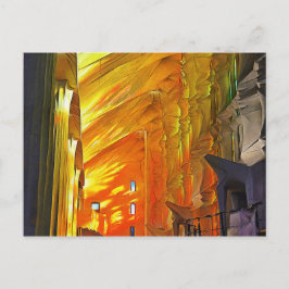 Postal Sagrada Familia. Interior. Vista 2.