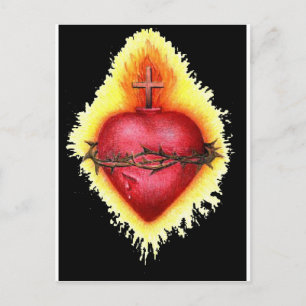 Postal Sagrado Corazón 2