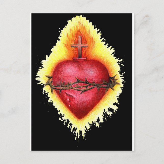 Postal Sagrado Corazón 2 (Anverso)