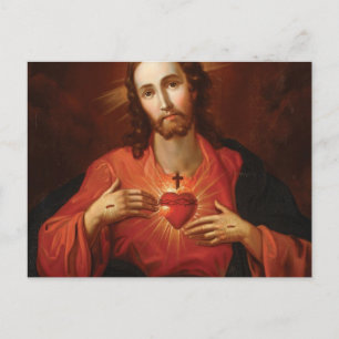 Postal Sagrado Corazón de Jesús