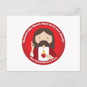 Postal Sagrado Corazón de Jesús