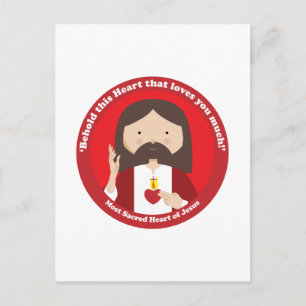 Postal Sagrado Corazón de Jesús