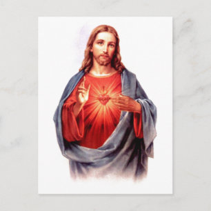 Postal Sagrado Corazón de Jesús