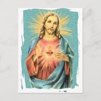 Postal Sagrado Corazón de Jesús