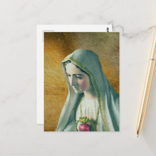 Postal Sagrado Corazón de María