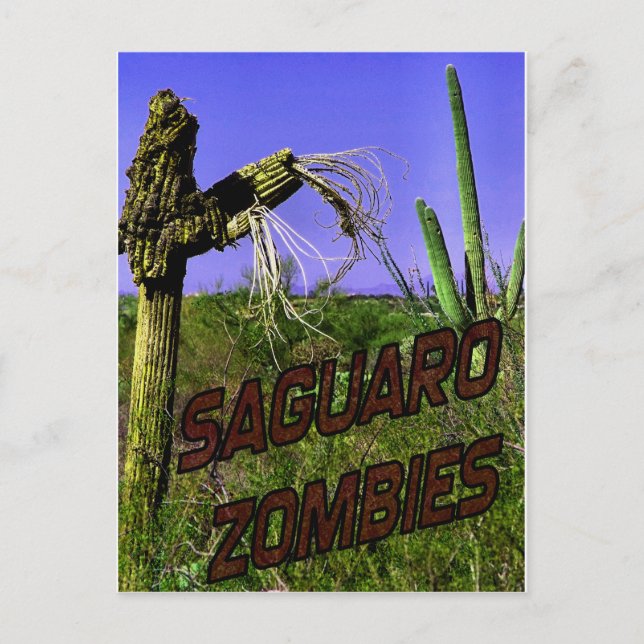 Postal Saguaro Zombies Zombie 2 (Anverso)