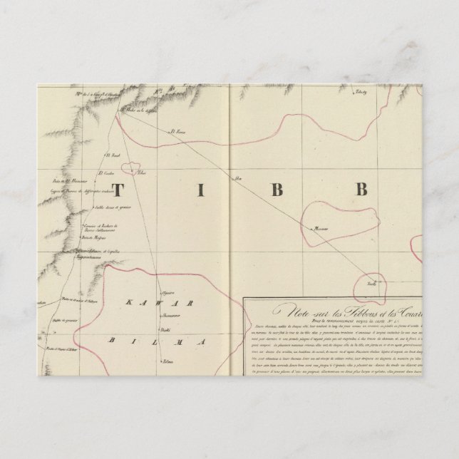 Postal Sáhara, África 16 (Anverso)