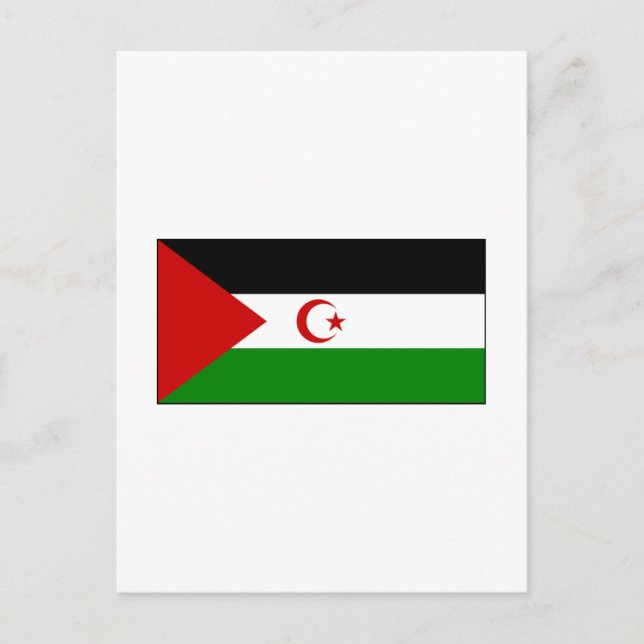 Postal Sahara Occidental FLAG International (Anverso)