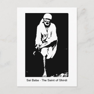 Postal Sai Baba Saint de Shirdi Postcard