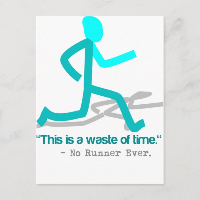 Postal Said No Runner Nunca Funny (Anverso)