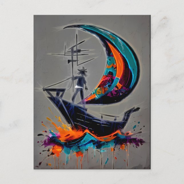 Postal Sail Your Own Storm (Anverso)