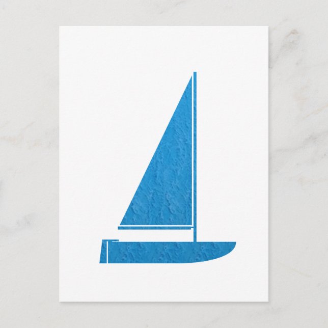 Postal SailBOAT Club Regalos Barco de vela ART NVN41 navi (Anverso)