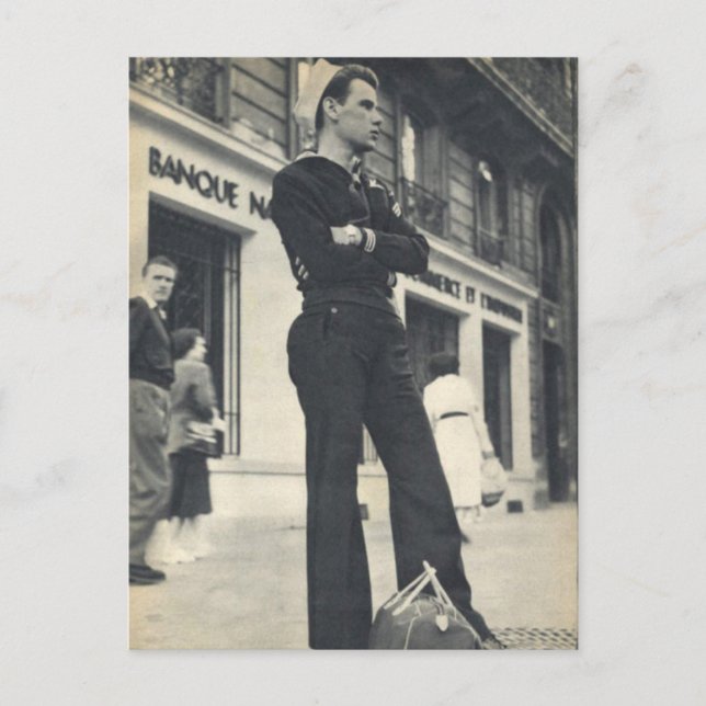 Postal Sailor en París (Anverso)