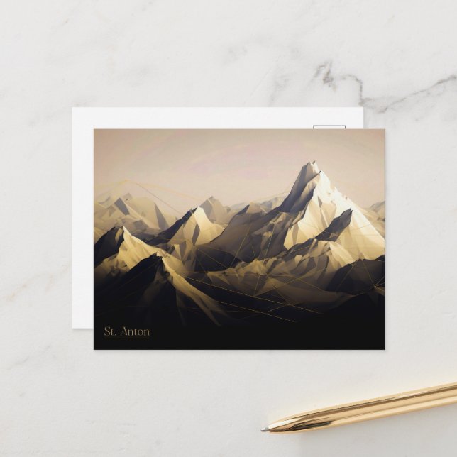 Postal Saint Anton Dusk (Anverso/Reverso In Situ)