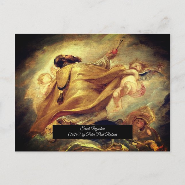Postal Saint Augustine (Anverso)