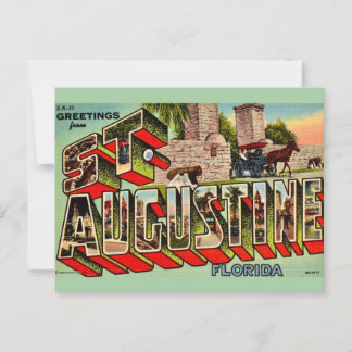Postal Saint Augustine Florida antiguo